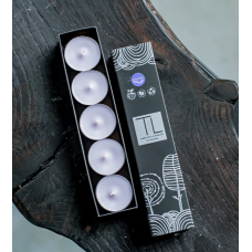 TL Candles sojas vaska tējas sveču komplekts ar lavandas aromātu, 5gb.